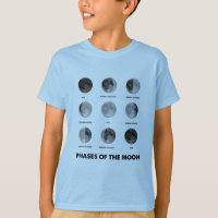 Fases da camiseta lua