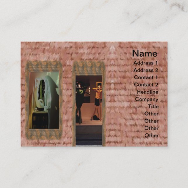 Fashion Boutique Cartão de visita (Frente)