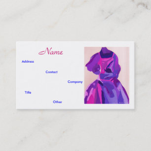 Fashion Designer I Cartão de visita