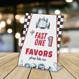 Fast One 1st birthday Boy Racing Car Favors