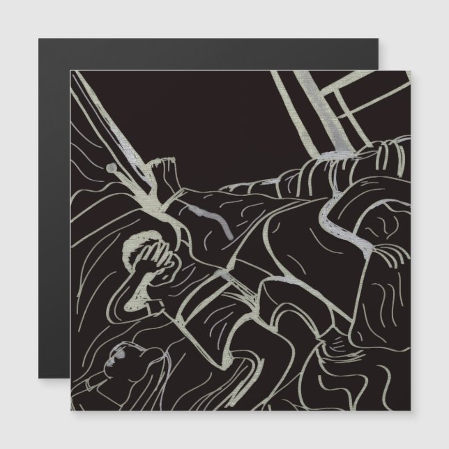 Father and Son Magnetic Card (Frente/Verso)