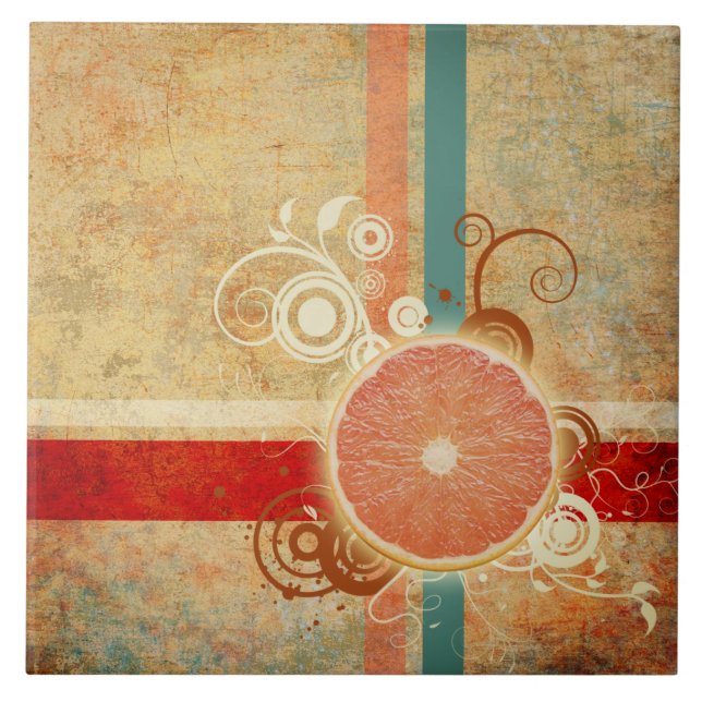 Fatia de Abstrato de Citrus (Frente)