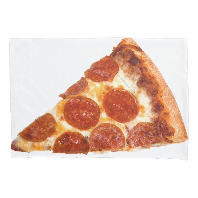 Fatia de pizza de pepperoni clássica derretida da  (Frente)