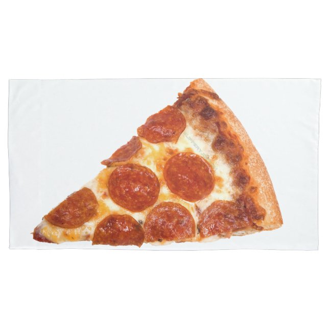 Fatia de pizza de pepperoni clássica derretida da  (Frente)