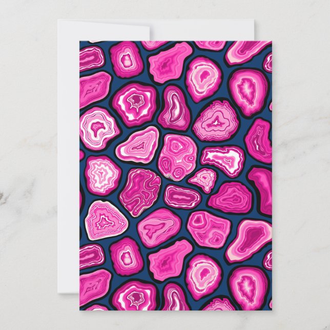 Fatias de agata rosa (Frente)