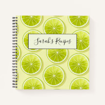 Fatias de limão em amarelo claro