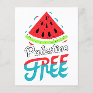 Fatias Pacíficas Melancia Livre da Palestina - Apo