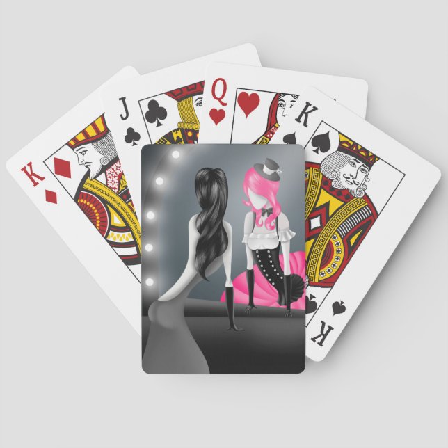 Fato Faz o Palhaço Cartas de Baralho (Verso)