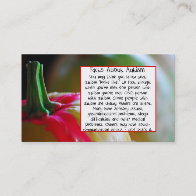 Fatos da abóbora sobre o cartão de visita do (Frente)