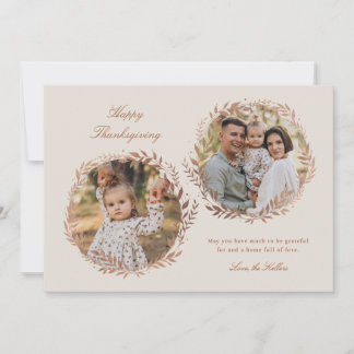 Faux Foil Harvest Wreath Ação de Graças 2-Foto