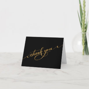 Faux Glitter Obrigado Notas Sobre A Caligrafia