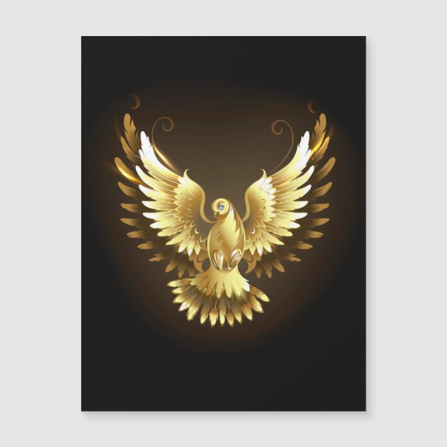 Faux Gold Foil Paz Pombo em Preto (Frente)