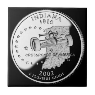 Faux Indiana State Quarter