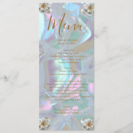 Faux Madre do Menu Casamento Pérola