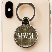 Faux Natural Crocodilo Leather Impressão