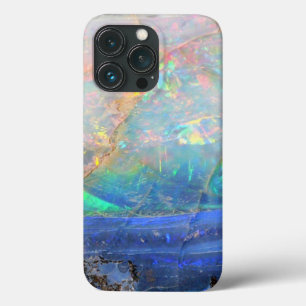 Faux opal gemstone mineral bling bokeh hipster