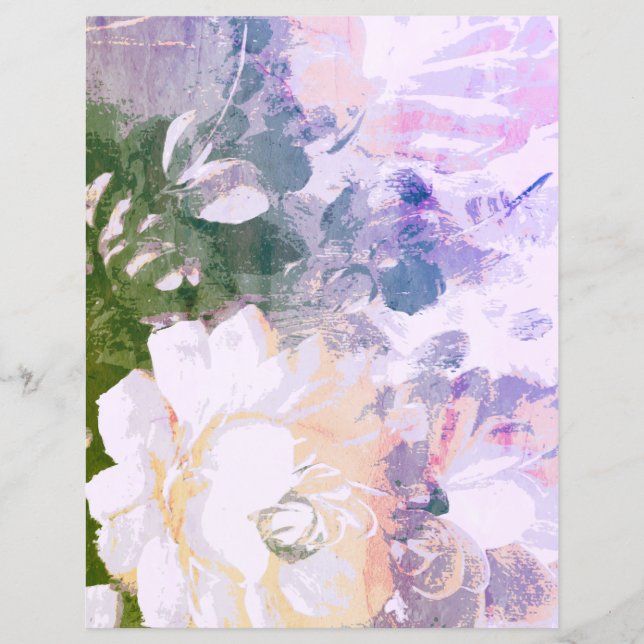 Faux Painted Floral (Frente)