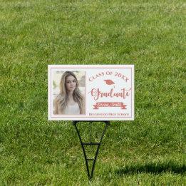 Faux Rosa Dourado Classe De Graduação De Foto 2025