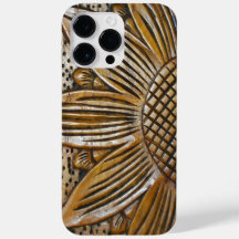 Faux Textura Madura Esculpida Cárter Girassol