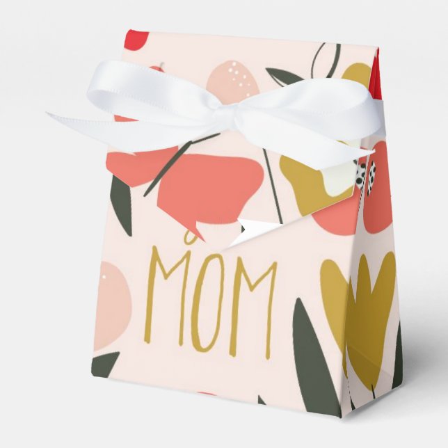 Favor caixa de presentes - Amo-te mãe (Frente)
