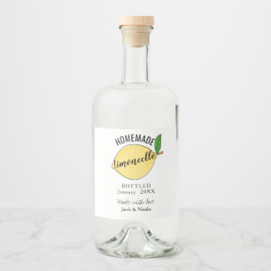 favor de casamento de limoncello caseiro personali