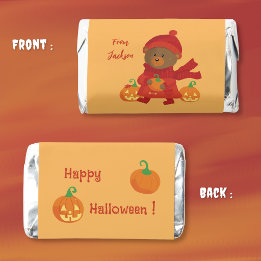 Favor de Doce de Halloween do Urso Pardo para Truq