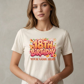Favor de festa de aniversário de 18 anos personali