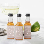 Favor de Festa de solteira do Sip Sip Hooray<br><div class="desc">Comece a festa com essas etiquetas fofinhas. Design apresenta "sip sip hooray" junto com um coração e seu nome de evento em letras brancas em um fundo poeirento cor-de-rosa. Perfeito para festas de solteira,  garotas nos fins de semana e muito mais.</div>