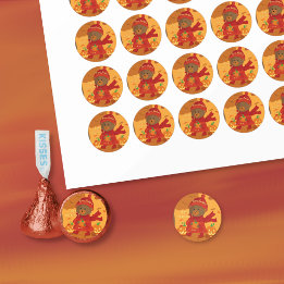 Favor de Festa Personalizado de Halloween Urso Mar