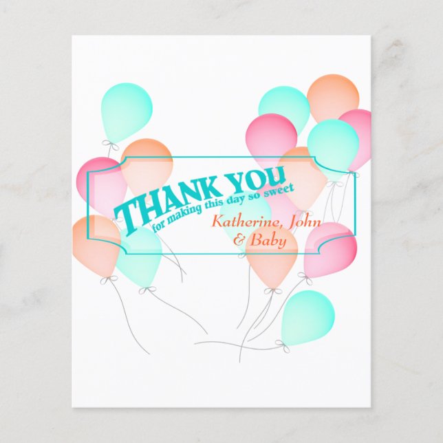 Favor do Bar Balloon Candy (Frente)