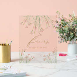 Favor do Casamento de Flor Selvagem de Charm