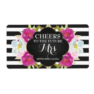 Favor do Chá de panela da etiqueta do mini champan