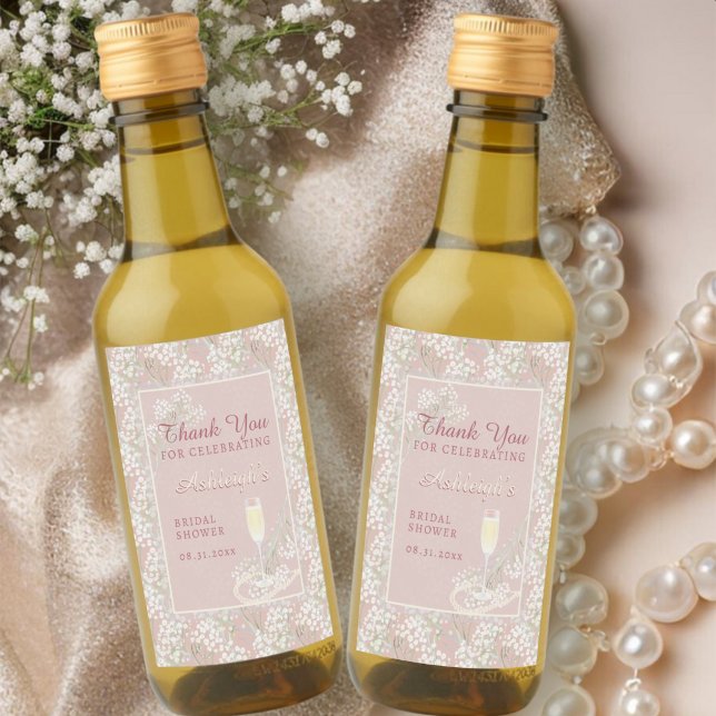 Favor do Chá de panela Floral Pearls & Prosecco Bl (Criador carregado)