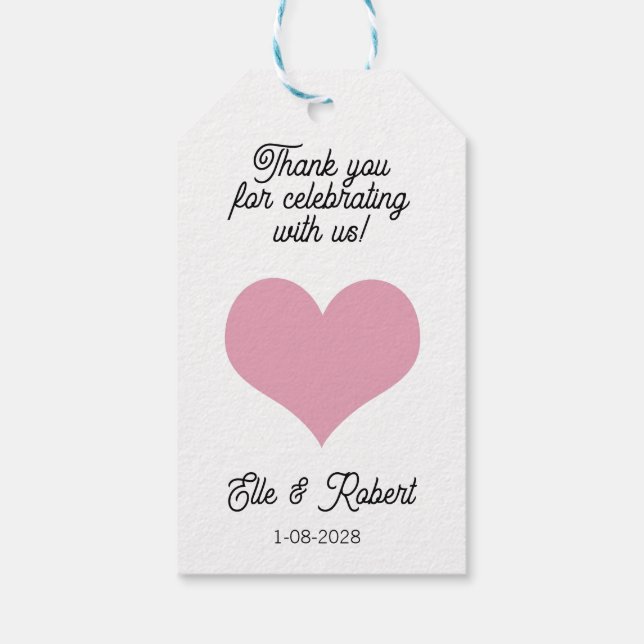 Favorecer Etiqueta de Presente (Verso)