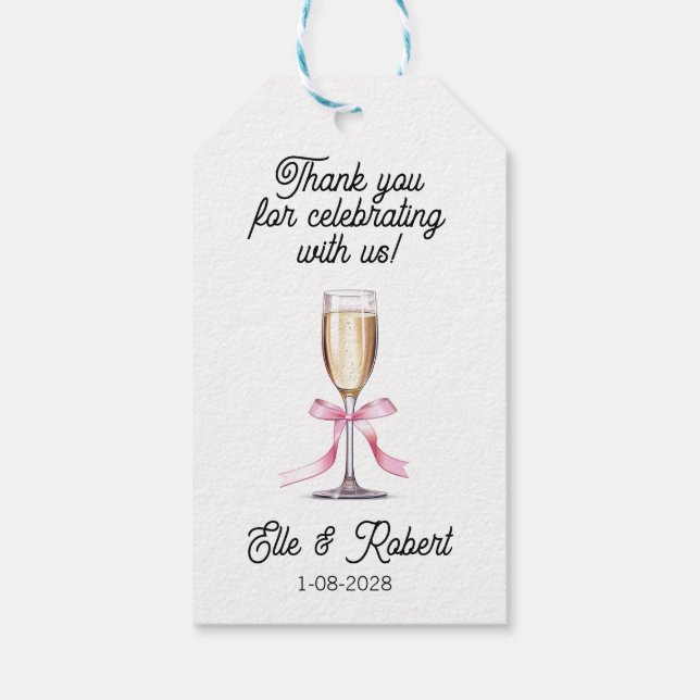 Favorecer Etiqueta de Presente (Verso)