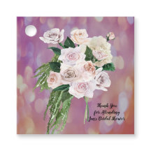 Favorecer etiqueta para Chá de panela com Rosas