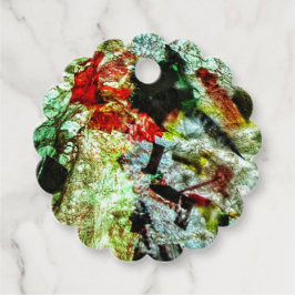 Favorecer Etiquetas abstrato branco