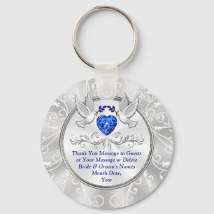 Favores De Casamento De Pássaros, Chaveiro De Casa