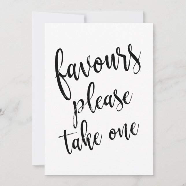 Favores Por Favor Tome Um Sinal De Barato (Frente)