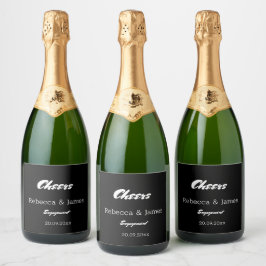 Favoritos da Festa de noivado Negra Elegante