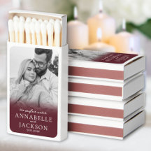 Favoritos de casamento de fotos simples de Casal d