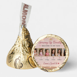 Favoritos de festa de Chocolate Kiss para Sweet 16