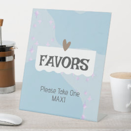 Favoritos do Chá de fraldas Azul Moderno