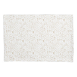 Fawn Confetti Watercolor Dots Pillowcase