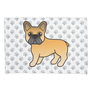 Fawn French Bulldog Cachorro de Cartoon