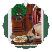 Fawn Great Dane Christmas