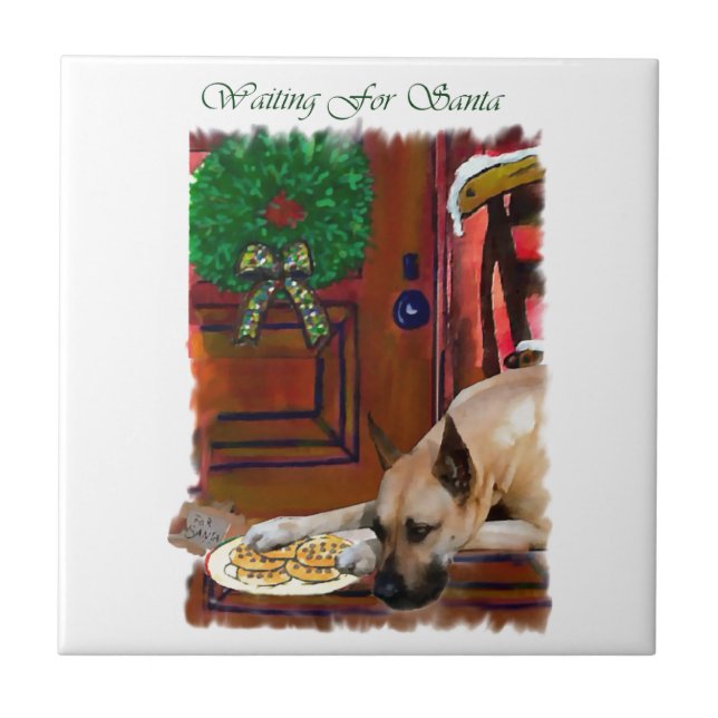 Fawn Great Dane Christmas (Frente)