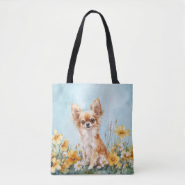 Fawn & White Chihuahua - Tote Bag