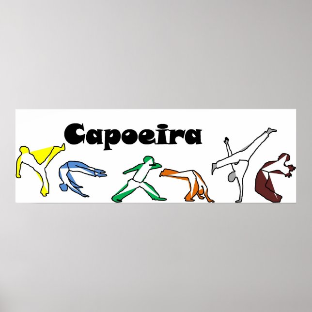 Fax das técnicas de poster de capoeira (Frente)