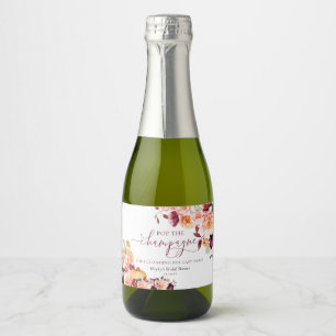 Faye Borgonha Floral Outono Estoure o Champanhe